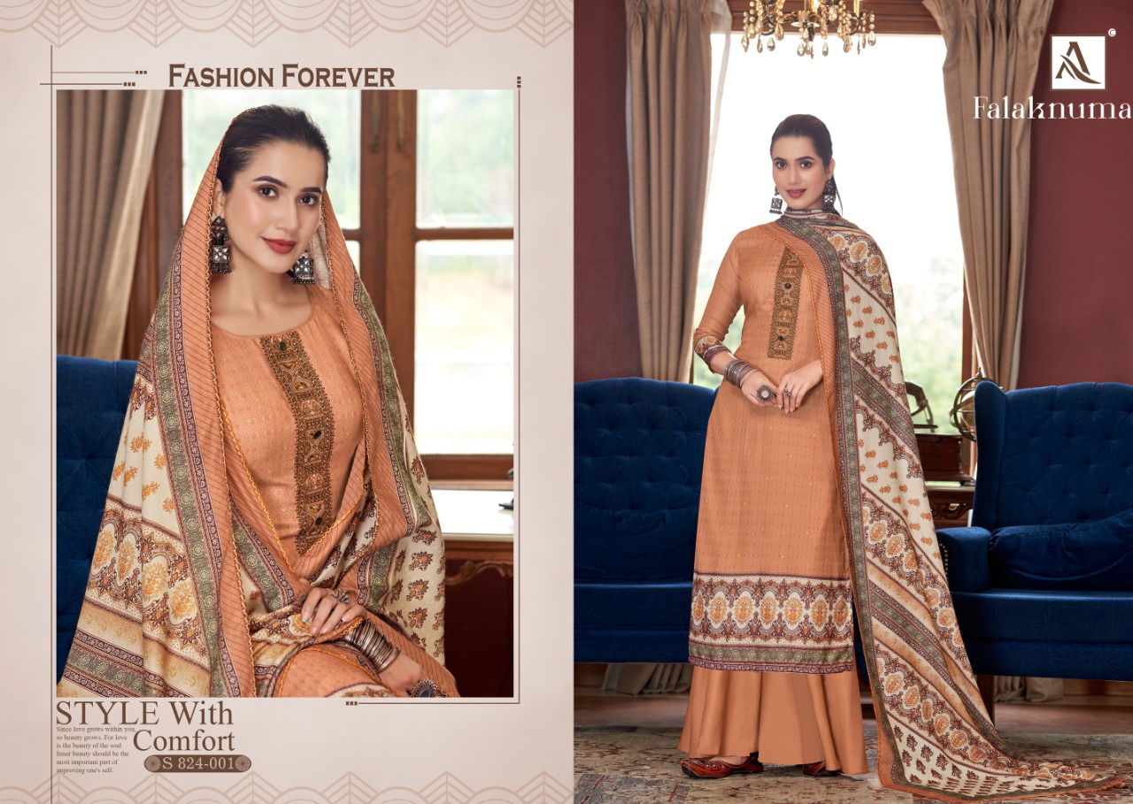 Alok Falaknuma Winter Casual Daily Wear Wool Printed Pashmina Collection